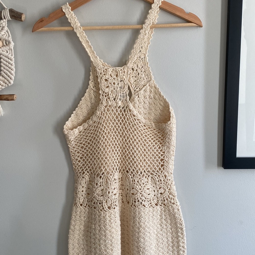 [S] Crochet Mini Dress - Picture 6 of 9